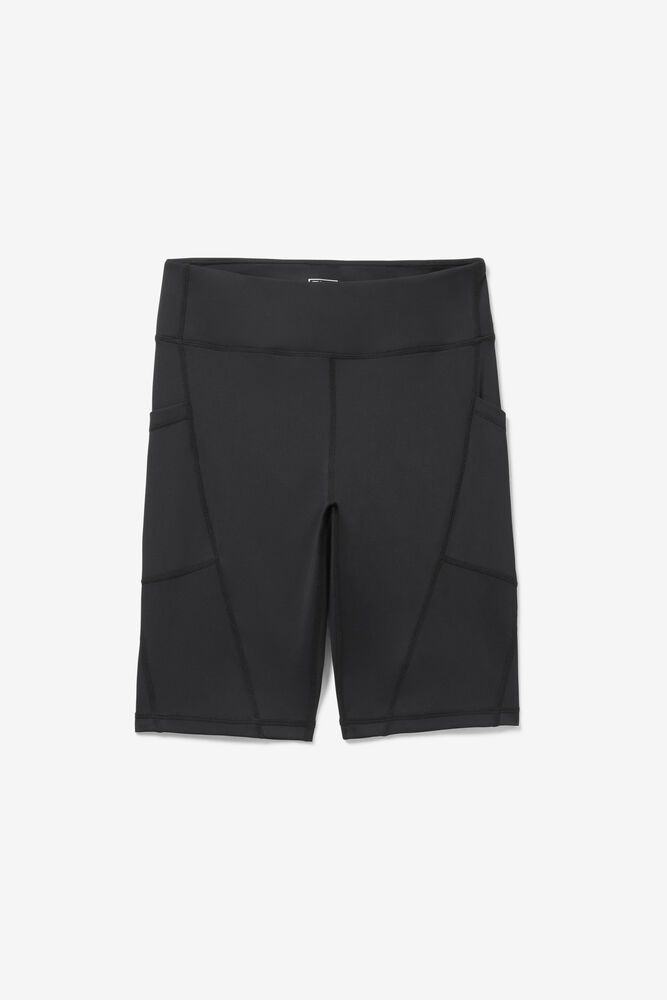 Fila Shorts Super Charged Bike Womens Black - India YQK-430251